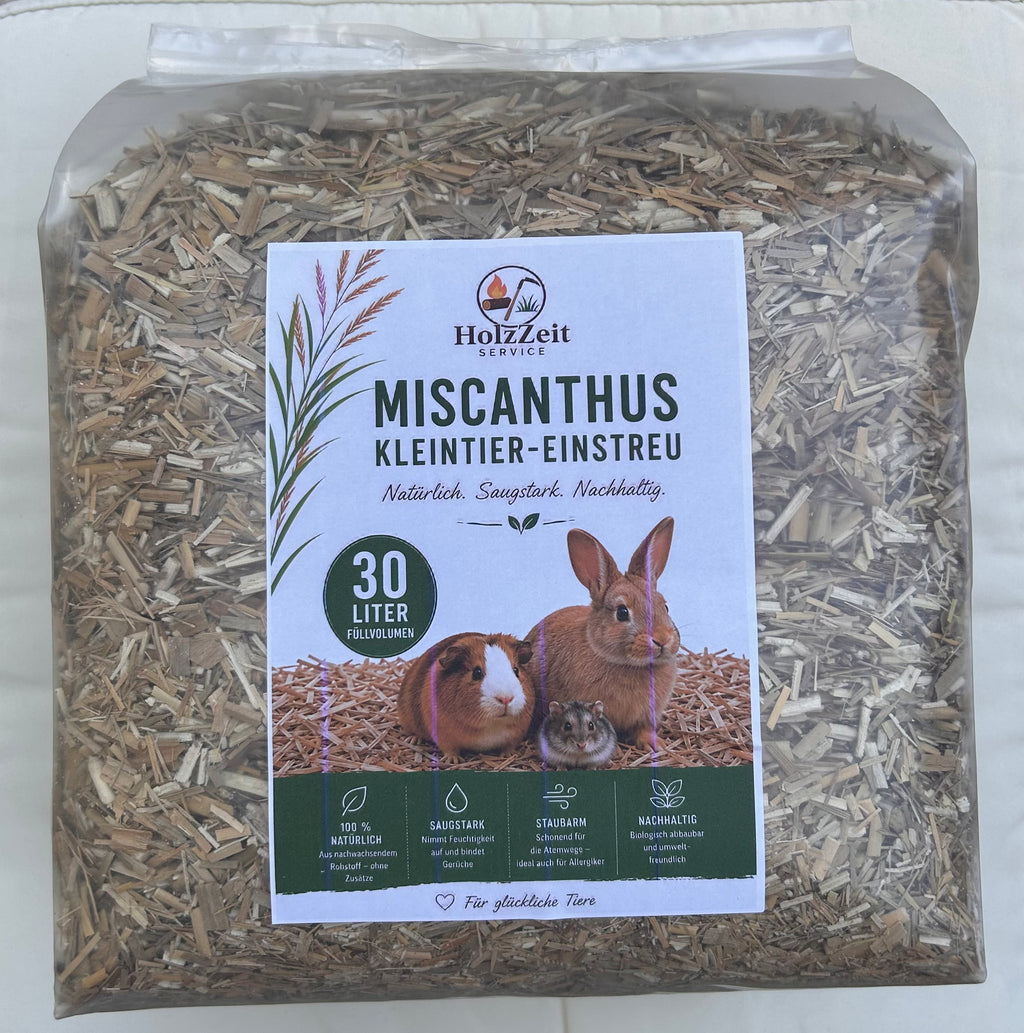Miscanthus Kleintiereinstreu - 30 Liter
