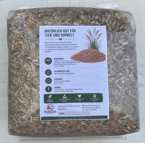 Miscanthus Kleintiereinstreu - 30 Liter
